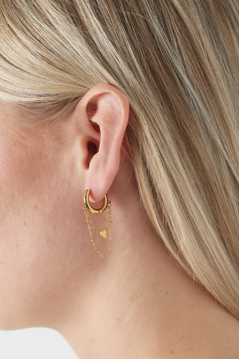 Boucles D'oreilles Enchaînées Image3