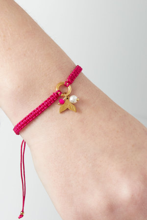 Bracelet Sirène Merveille - Couleur Orange Et Or h5 Image2