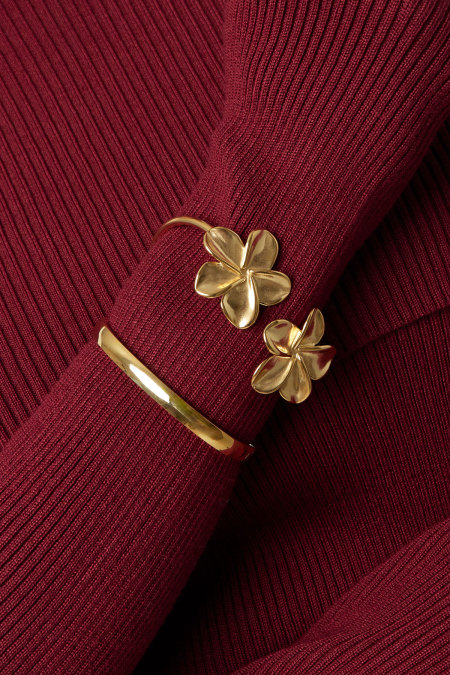 bracelet duo de fleurs 2
