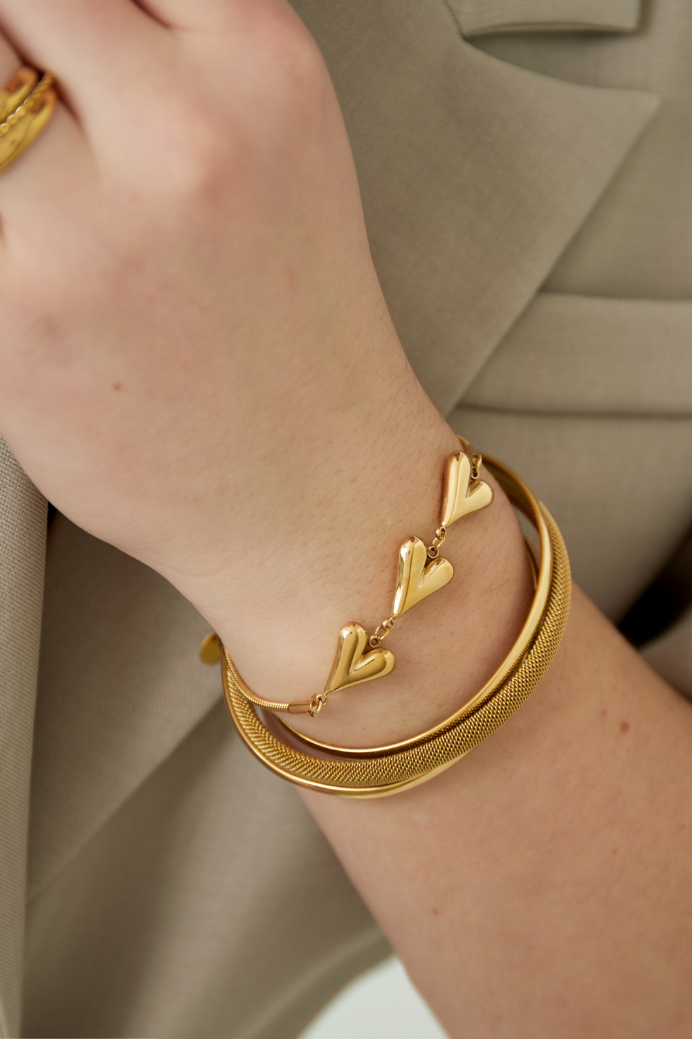 Bracelet Coeurs Dépliés Image2