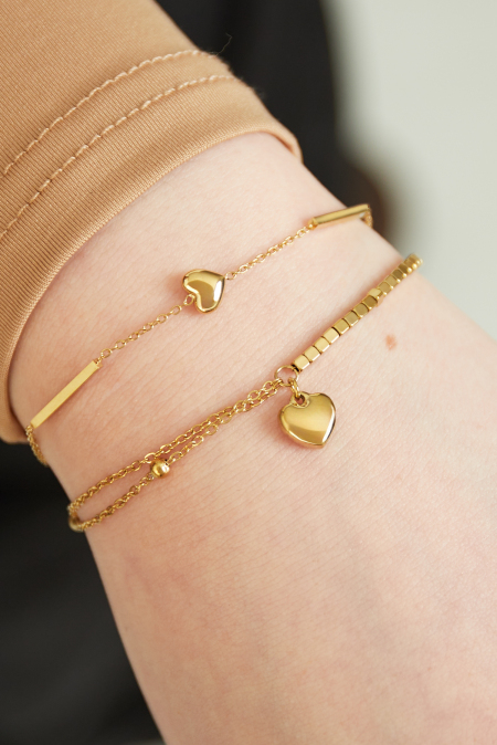 bracelet simple coeur 2