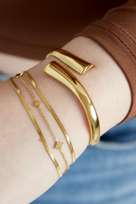 bracelet couches dorées 2