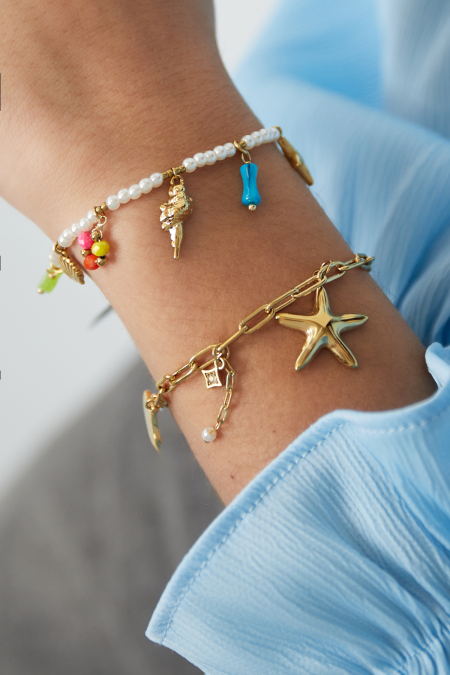 bracelet colCouleur Oré - Couleur Or blanc 2