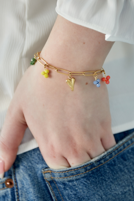 bracelet à breloques amour primaire 2