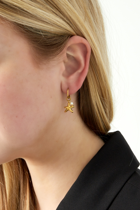 boucles d'oreilles étoile de mer 2