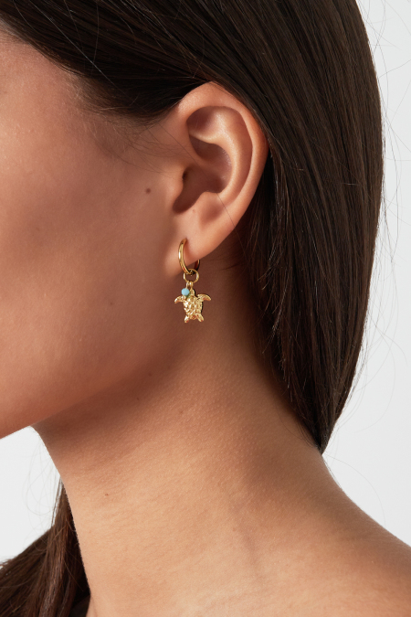 boucles d'oreilles avec tortue 2
