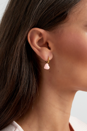 Boucles D'Oreilles En Forme De Cœur h5 Image2