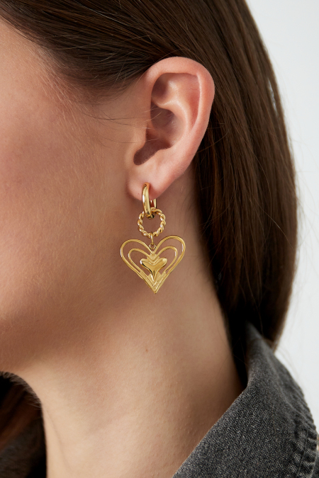 boucles d'oreilles "qu'est-ce que l'amour" 2