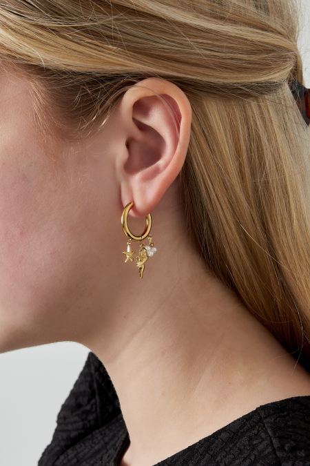 boucles d'oreilles vie marine 2
