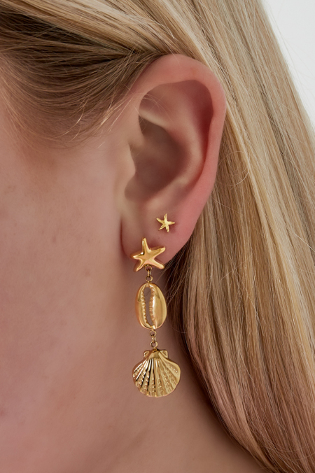 Boucles d'oreilles à breloques océan 2