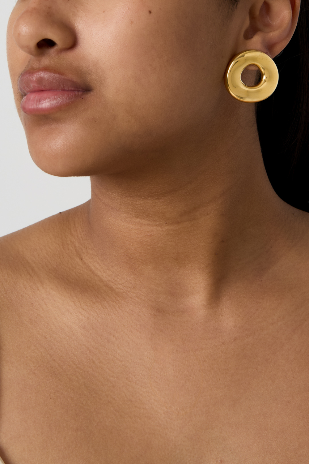 Boucles D'Oreilles Pendantes En Forme De Donut h5Image3