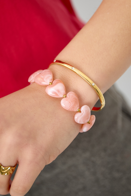 Bracelet orné de pierres discrètes 2