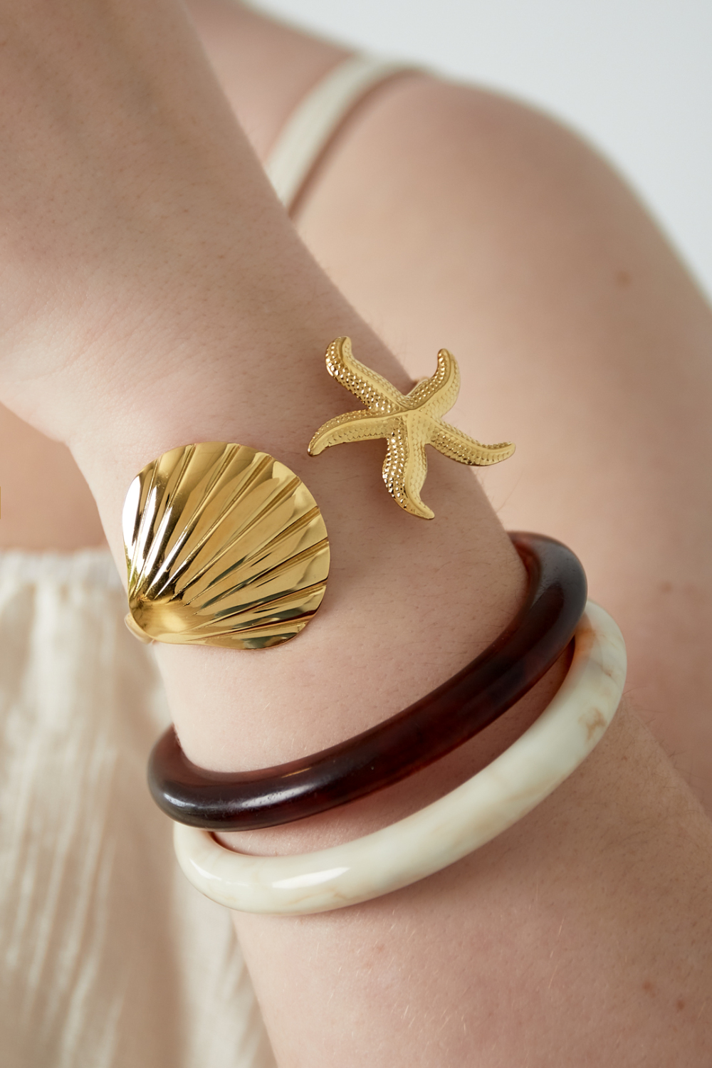 Bracelet Coquillage Et Étoile De Mer h5Image2