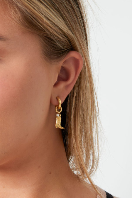 Boucles d'oreilles bottes de cowboy Hee Haw 2