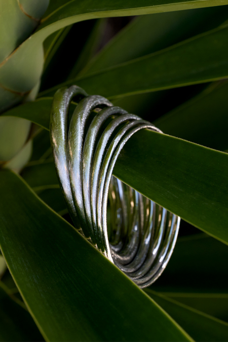 Bracelet à effet brossé - 3 mm 2