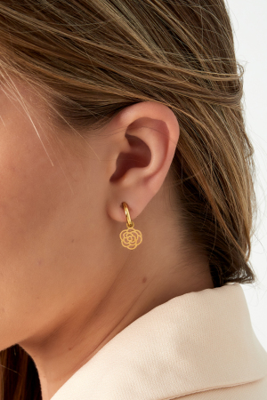 Boucles D'Oreilles Roses h5 Image2