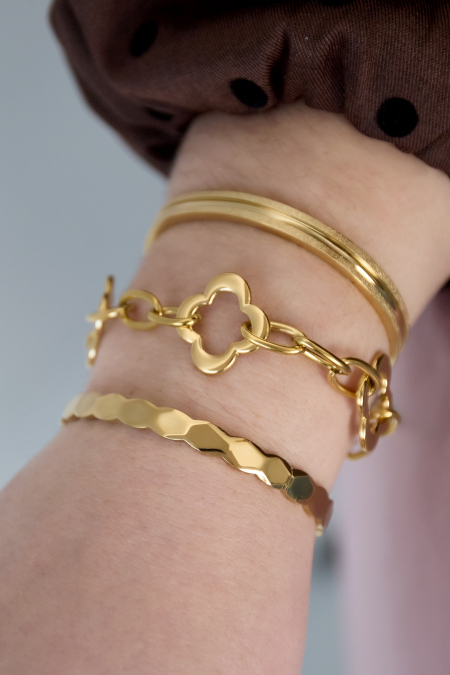 Bracelet jonc de forme irrégulière 2