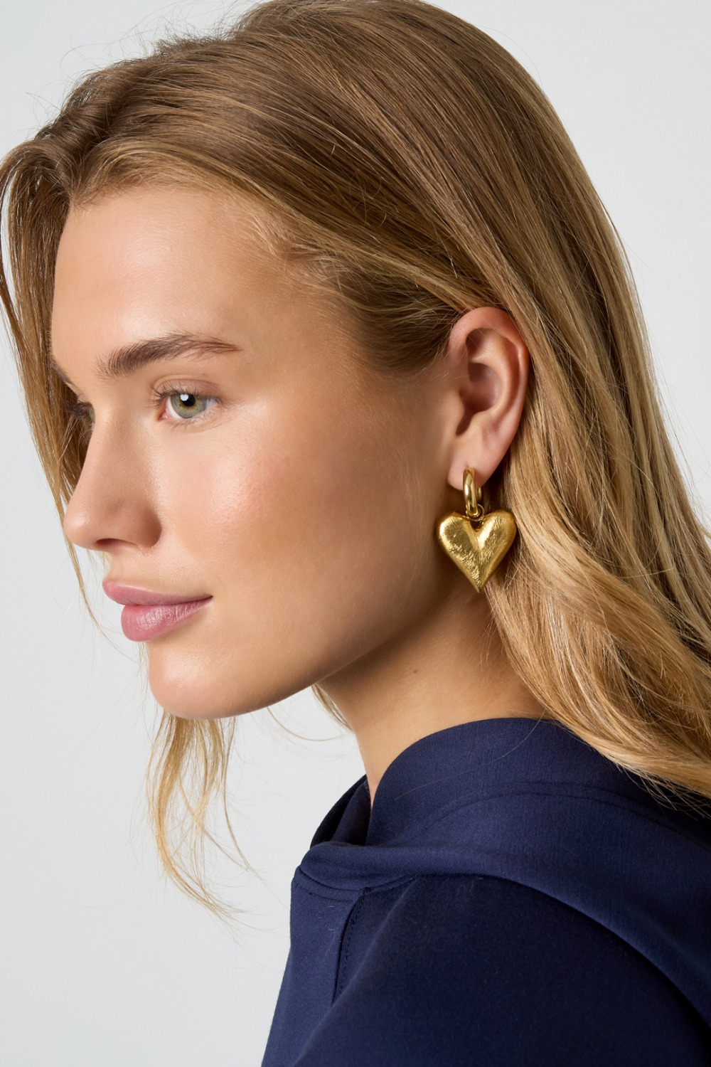 Boucles D'Oreilles Pendantes Heart Daily Daily Simple Series Bijoux Pour Femmes h5Image2