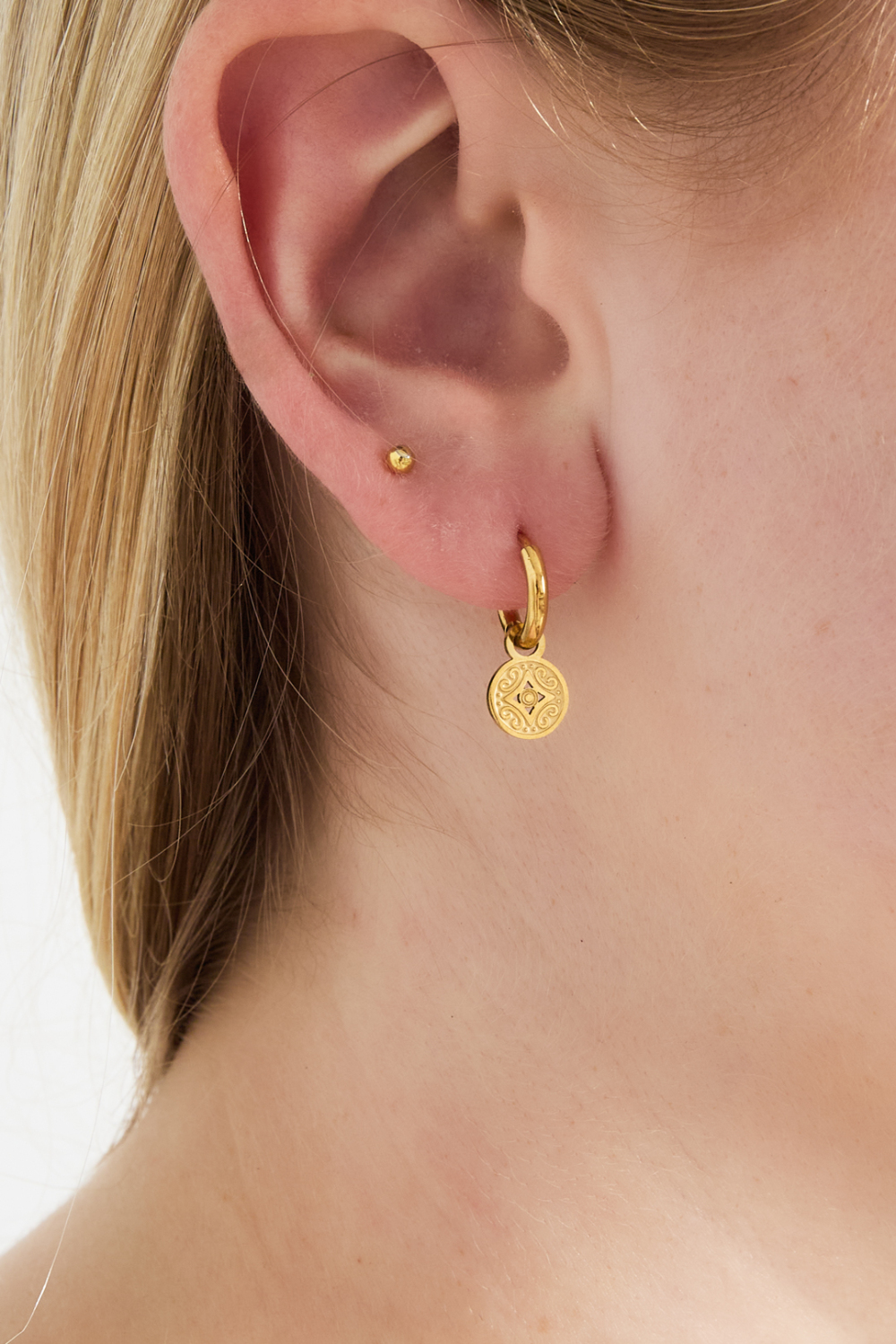 Boucles D'Oreilles En Pièces De Monnaie Romaines h5Image2