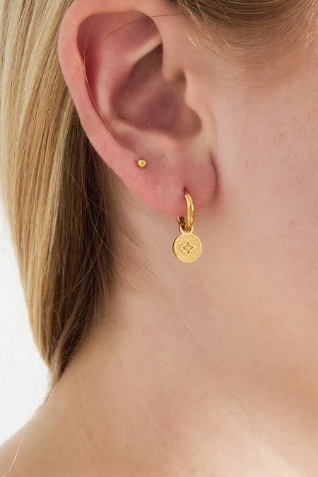Boucles d'oreilles en pièces de monnaie romaines 2