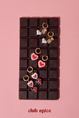 Boucles D'Oreilles À Motif De Cœur Bonbon h5 Image2