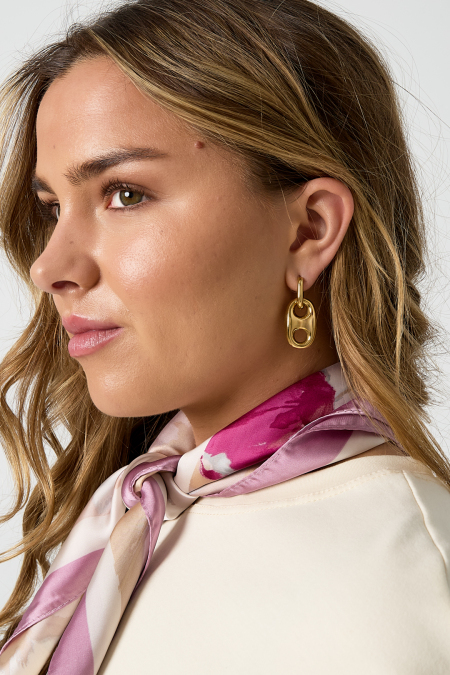 Boucles d'oreilles avec détail bouton 2