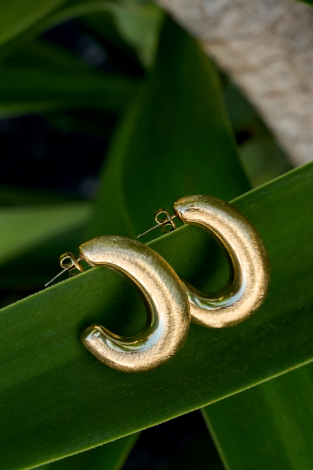 Boucles d'oreilles créoles cercle Casual Daily Simple Series Bijoux pour femmes 2