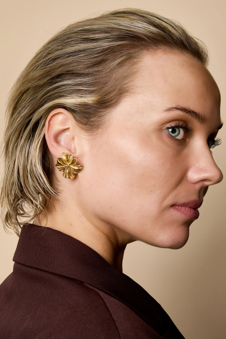 Boucles d'oreilles à tige Fleur Casual Daily Simple Série Bijoux pour femmes 2