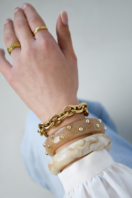 Bracelet à gros maillons 2