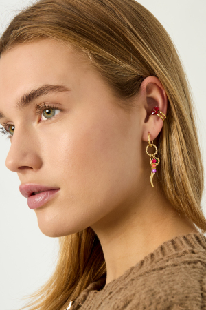 Boucles D'Oreilles Pendantes Chili Casual Daily Simple Series Bijoux Pour Femmes h5 Image3