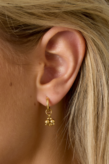 Boucles d'oreilles pendantes en acier inoxydable, forme irrégulière, série décontractée, simple et quotidienne, bijoux pour femmes 2