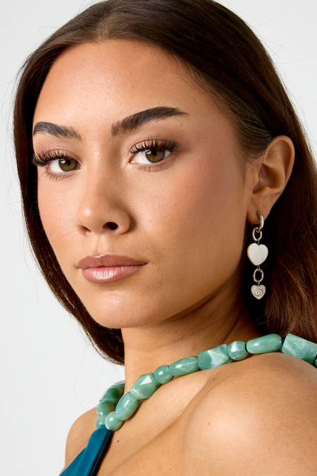 boucles d'oreilles différents coeurs 2