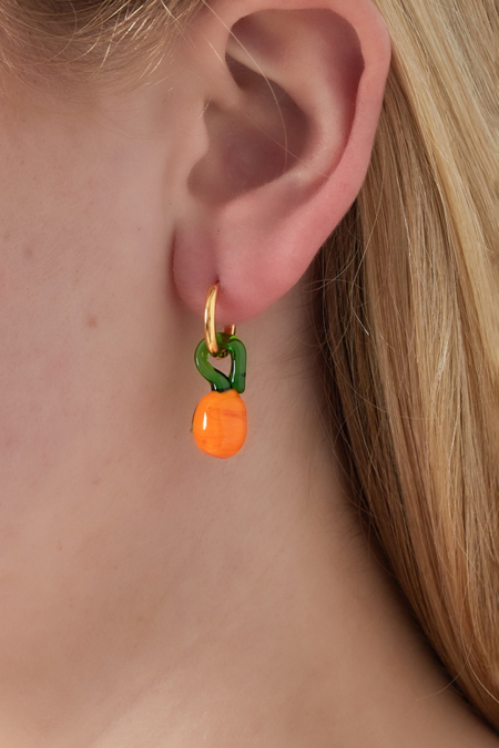 Boucles d'oreilles fleur d'oranger 2