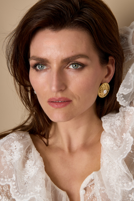 Boucles d'oreilles à clous en acier inoxydable, motif marteau, collection décontractée et simple pour femmes 2
