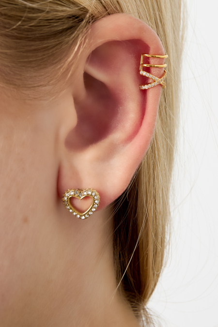 Boucles D'Oreilles Géométriques En Cuivre, Style Décontracté Et Quotidien 2