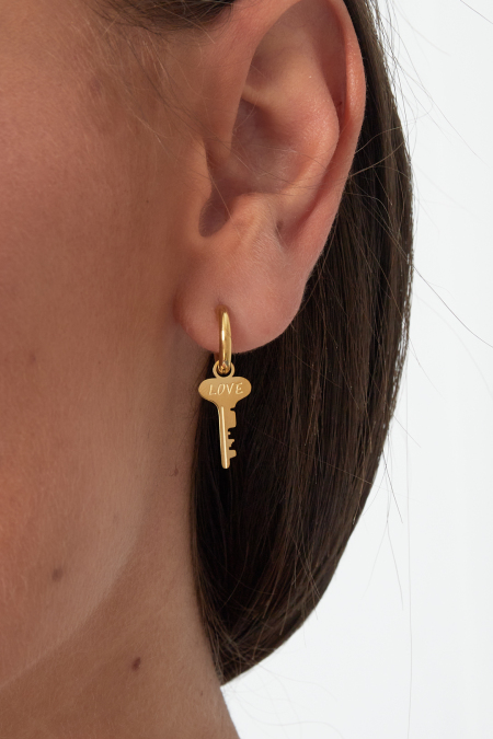 Boucles d'oreilles Clé de l'amour 2