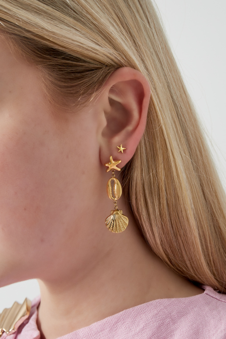 Boucle d'oreille ambiance marine 2
