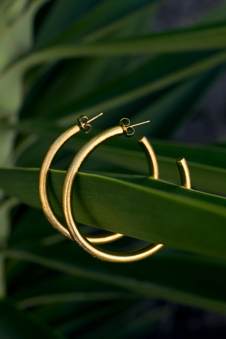 Boucles d'oreilles créoles cercle Casual Daily Simple Series Bijoux pour femmes 2