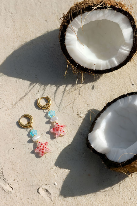 Boucles d'oreilles pendantes en acier inoxydable, motif poisson, collection romantique décontractée pour le quotidien, bijoux pour femmes 2