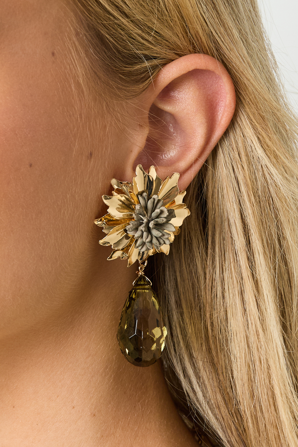 Boucles D'Oreilles Pendantes Fleur Vacances Rassemblement/Fête Série Luxueuse Bijoux Pour Femmes Image3