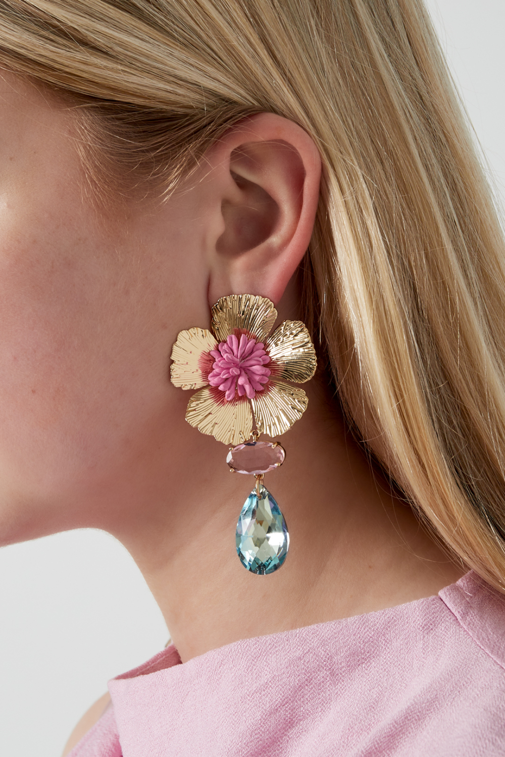 Boucles D'Oreilles Fleuries h5Image2