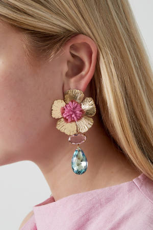 Boucles D'Oreilles Fleuries h5 Image2