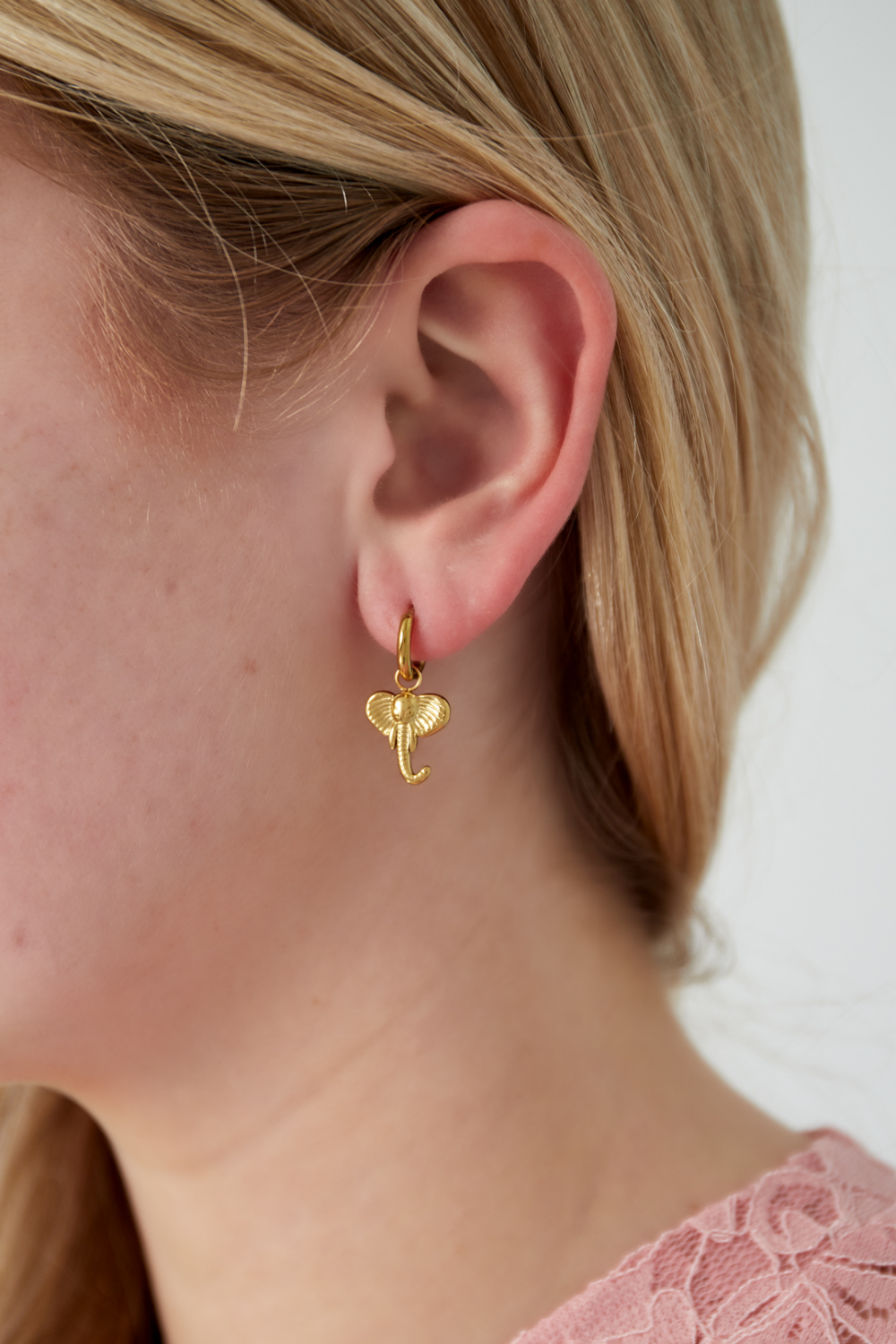 Boucles D'Oreilles Éléphant Image2