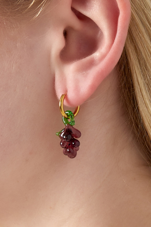 Boucles D'Oreilles Raisin h5 Image2