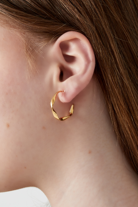 Boucles d'oreilles à clip courbes 2