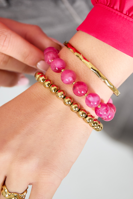 Bracelet composé de perles rondes 2