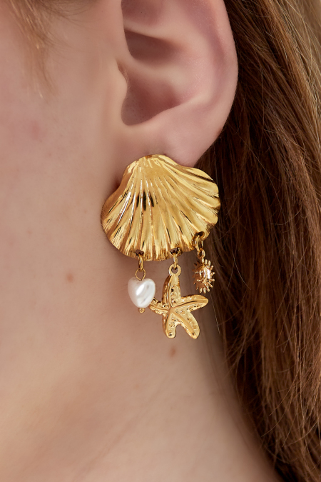 Boucles d'oreilles Trio d'amour de plage 2
