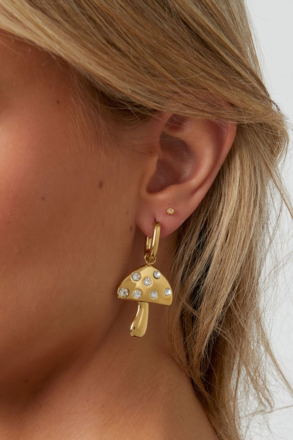 Boucles D'Oreilles Pendantes En Acier Inoxydable, Série « Plante », Décontractée, Simple Et Quotidienne, Bijoux Pour Femmes h5Image3