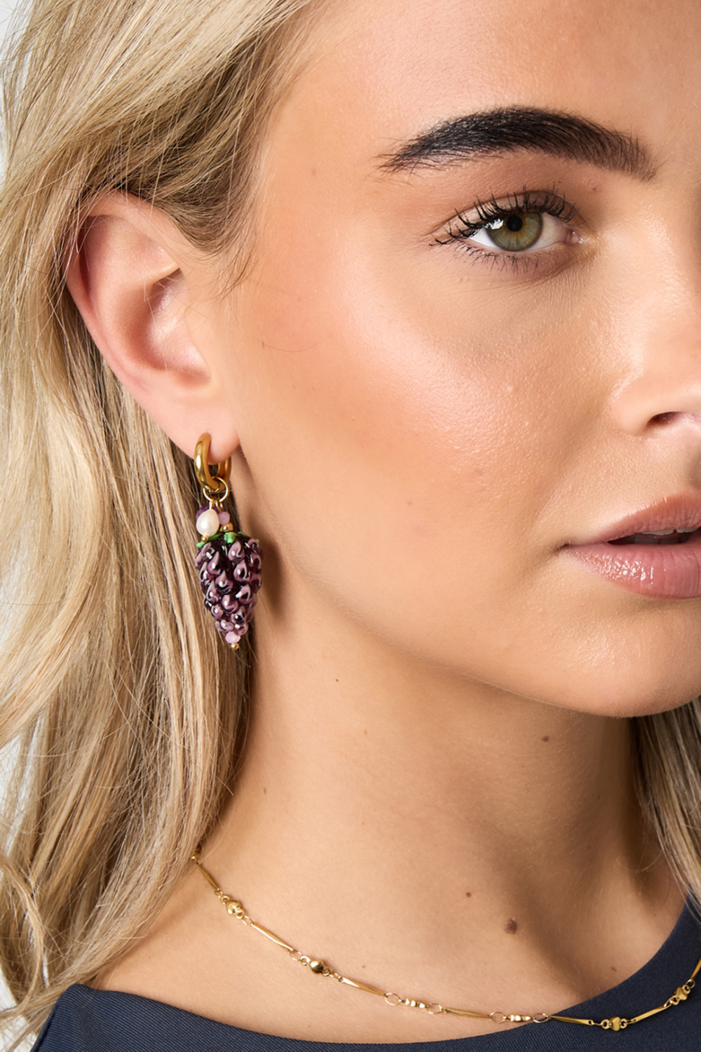 Boucles D'Oreilles Pendantes En Acier Inoxydable, Série Fruit, Décontractée, Simple Et Quotidienne, Bijoux Pour Femmes Image2