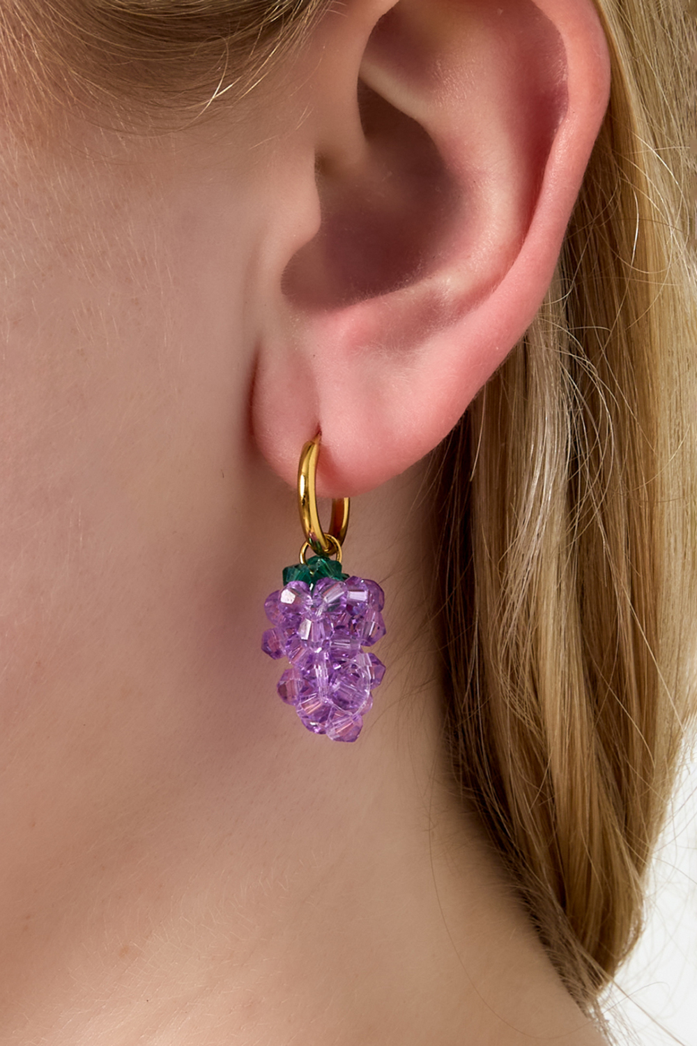Boucles D'Oreilles Pendantes En Acier Inoxydable, Série Plant Casual Daily Simple, Bijoux Pour Femmes Image2